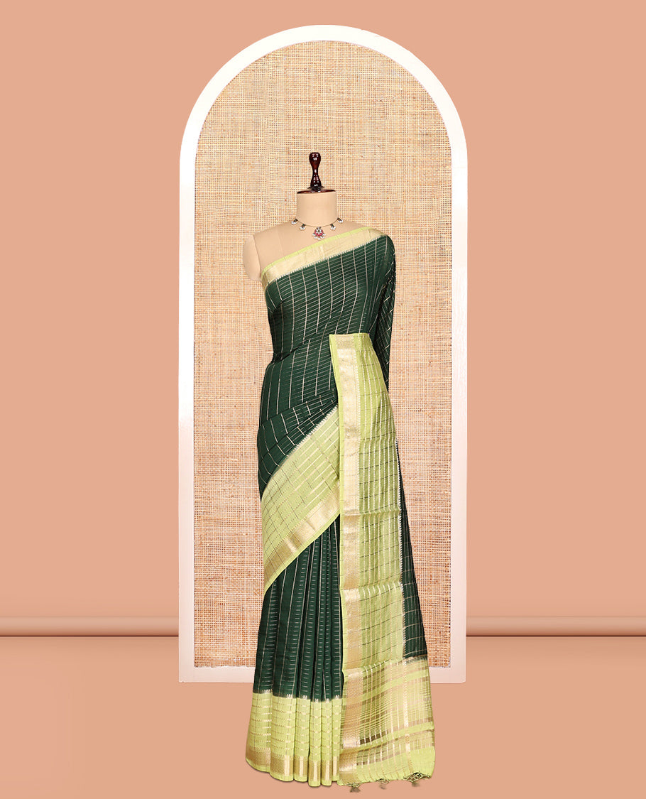 Green Assam Silk Saree