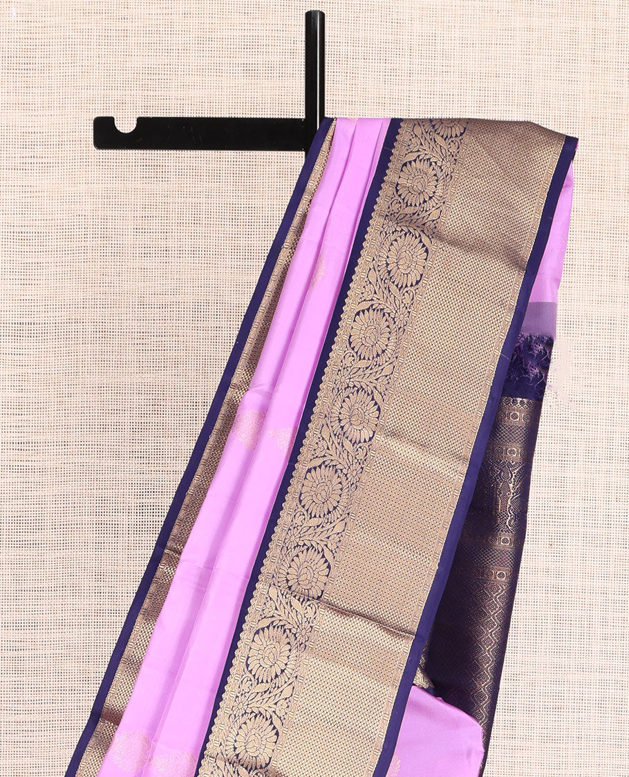 Lavender Kanchipuram Silk Saree