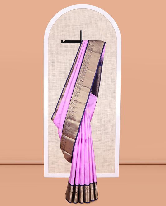 Lavender Kanchipuram Silk Saree