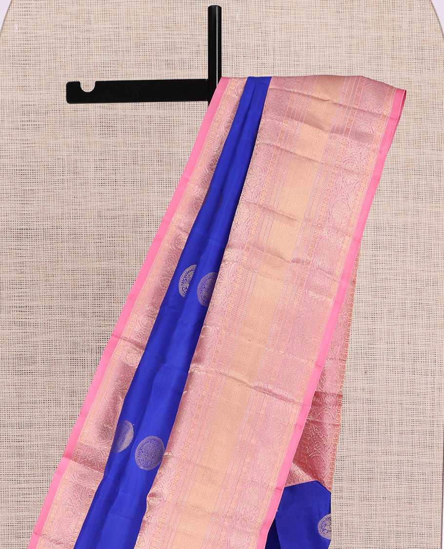 Blue Kanchipuram Silk Saree