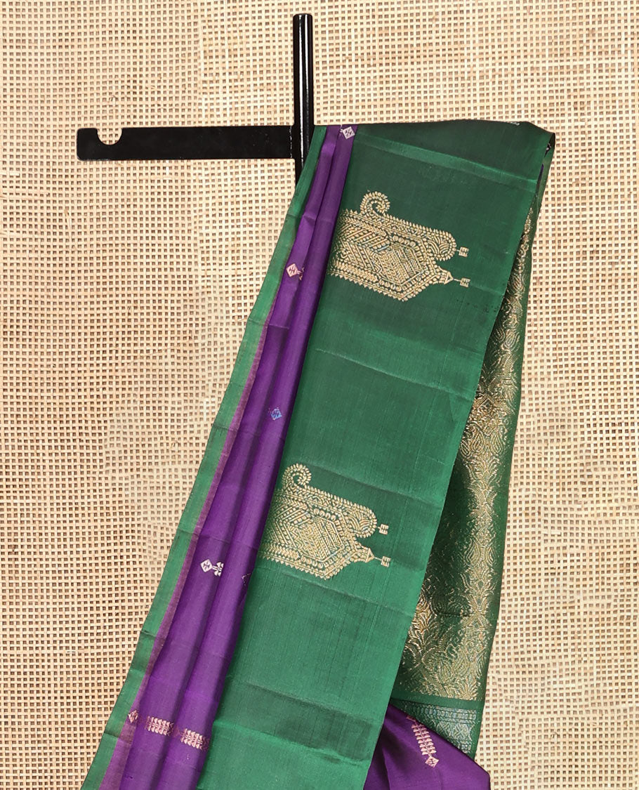 Violet Mayuri Lite Silk Mix Saree