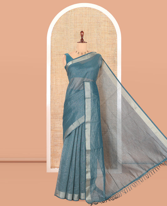 Rama Linen Cotton Saree