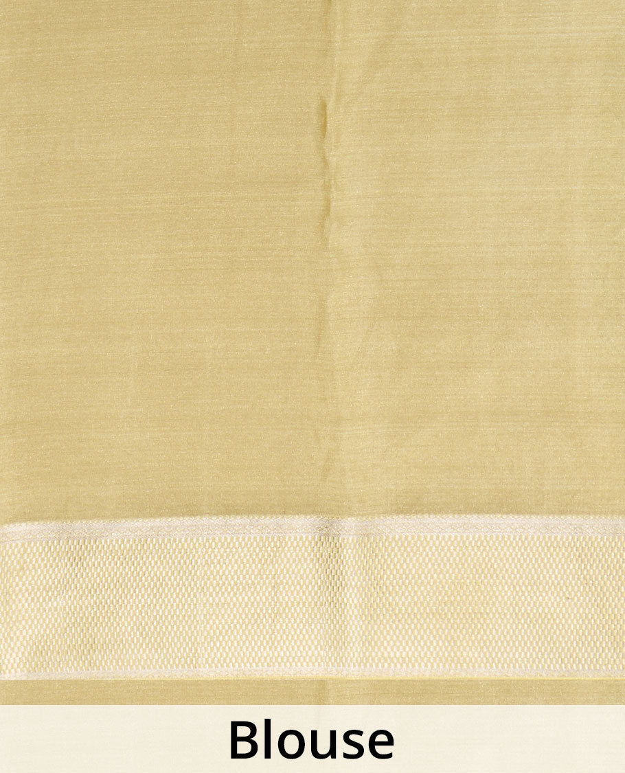 Green floral jacquard Mysore silk saree, traditional zari border, and zari-rich jaal pallu