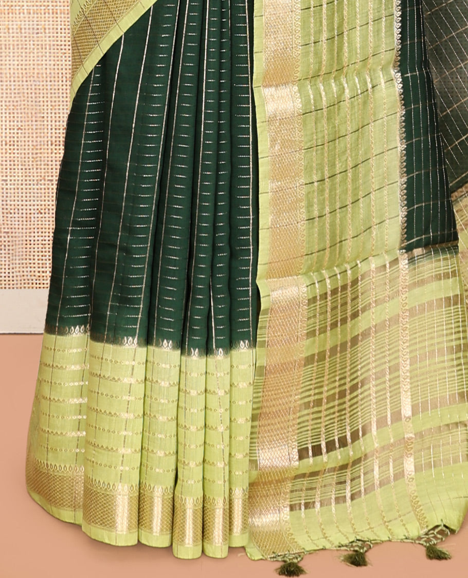 Green Assam Silk Saree