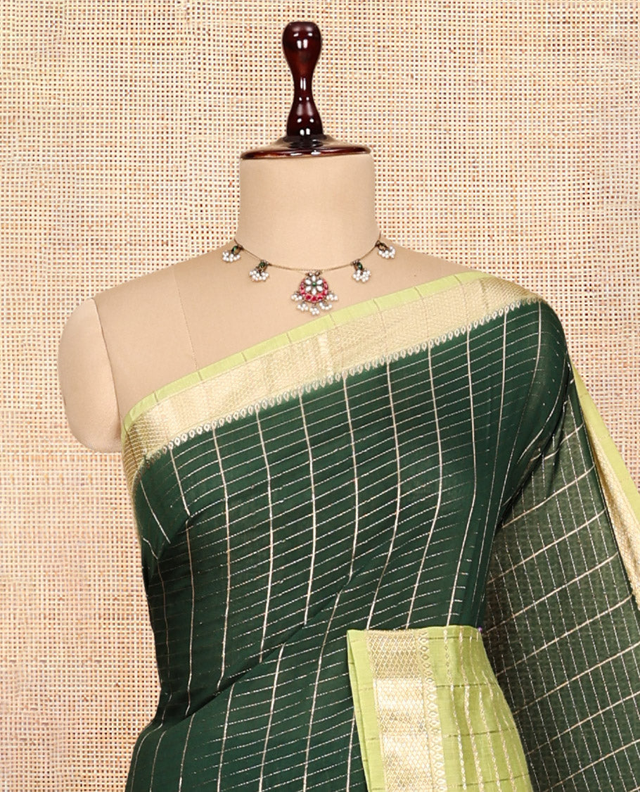 Green Assam Silk Saree