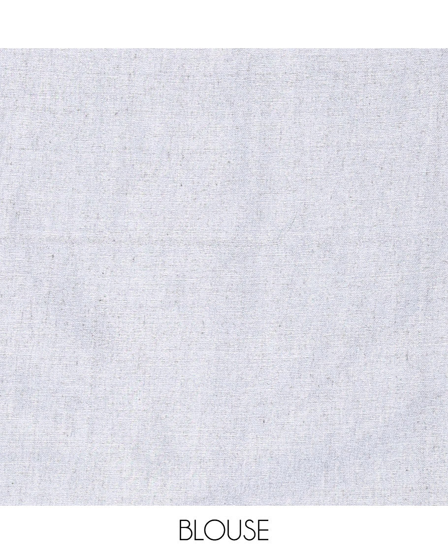 Borderless Sliver Grey Plain Khadi Mul Cotton Saree Features a Self-Pallu with Tassels, and a Matching Blouse