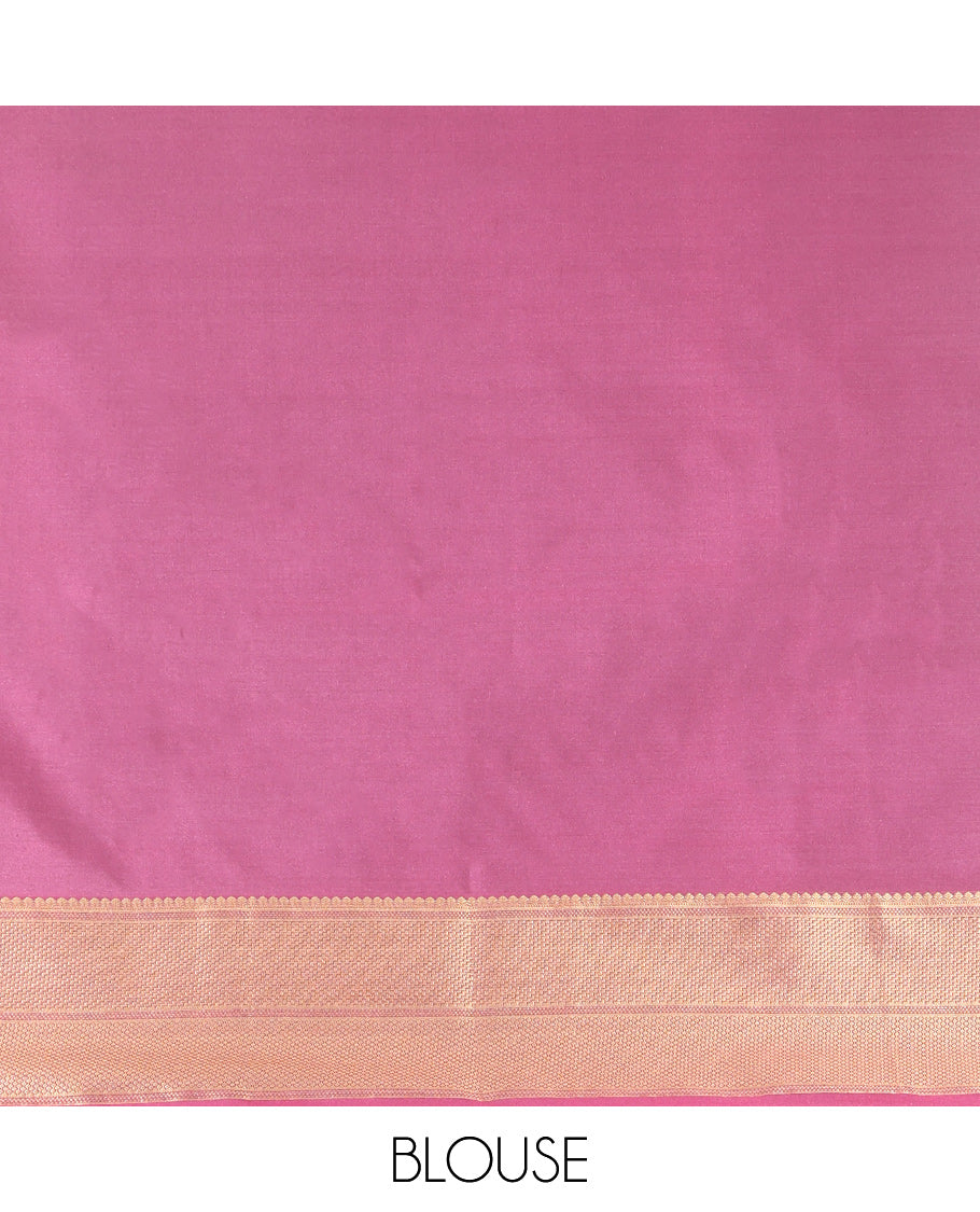 Pale Green Traditional Zari Design Budget Silk Saree