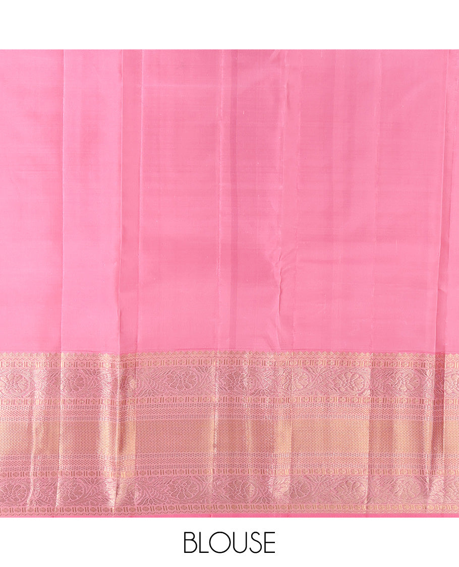 Blue Kanchipuram Silk Saree