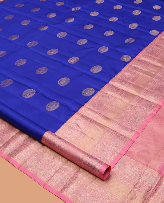 Blue Kanchipuram Silk Saree