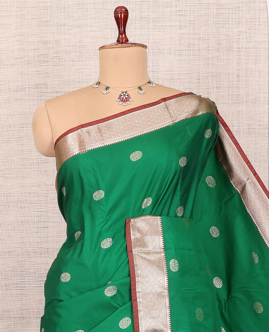 Green Budget Silk Saree