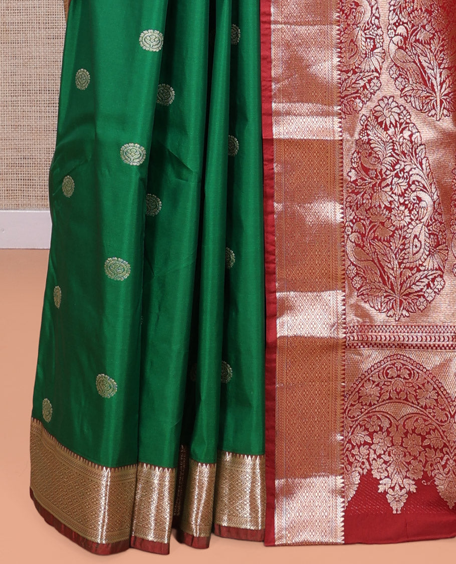 Green Budget Silk Saree