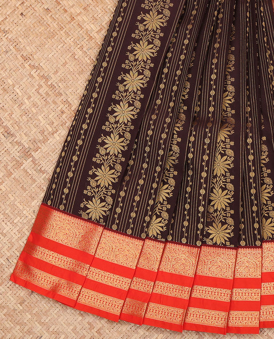 Brown Budget Silk Saree