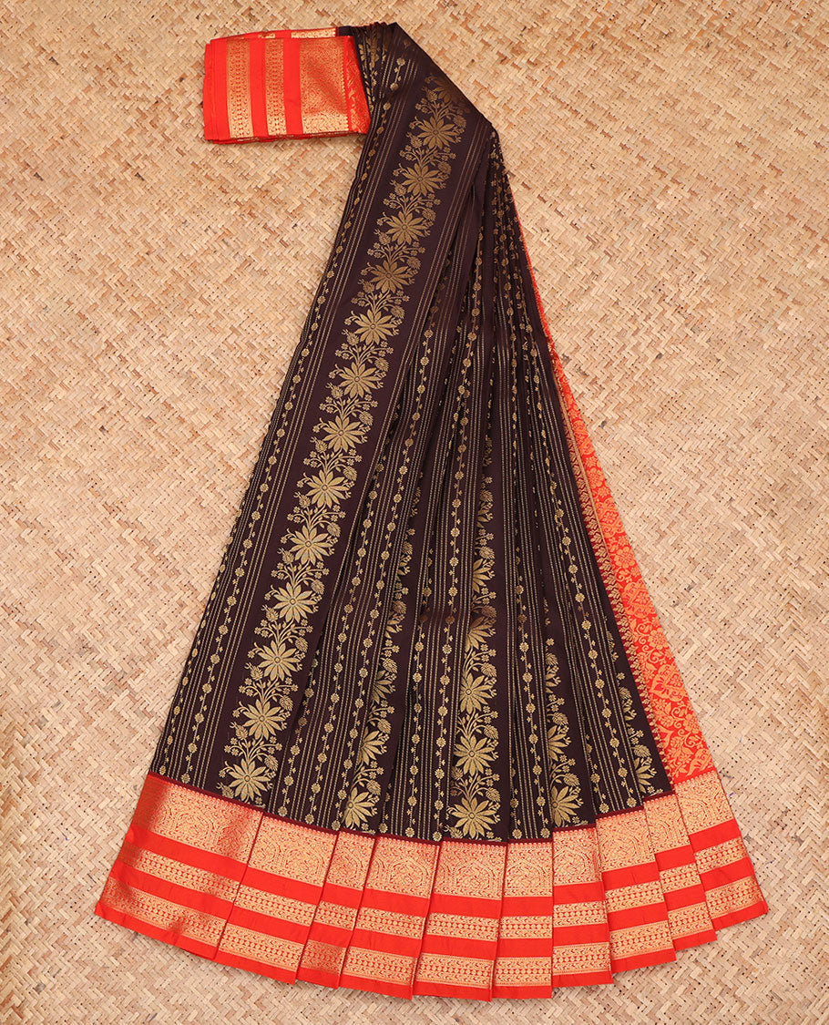 Brown Budget Silk Saree