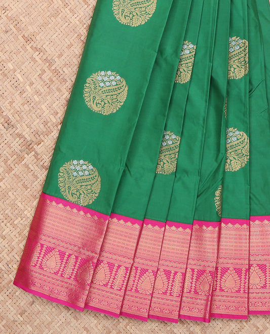 Green Budget Silk Saree
