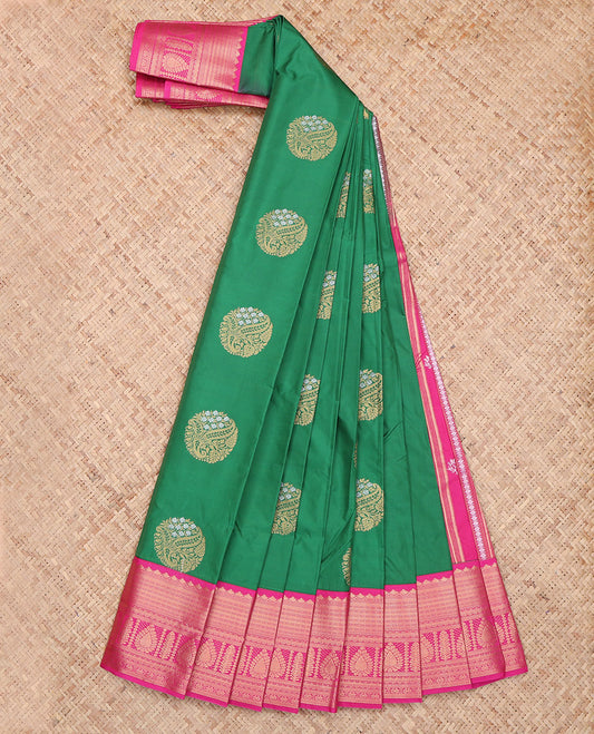 Green Budget Silk Saree