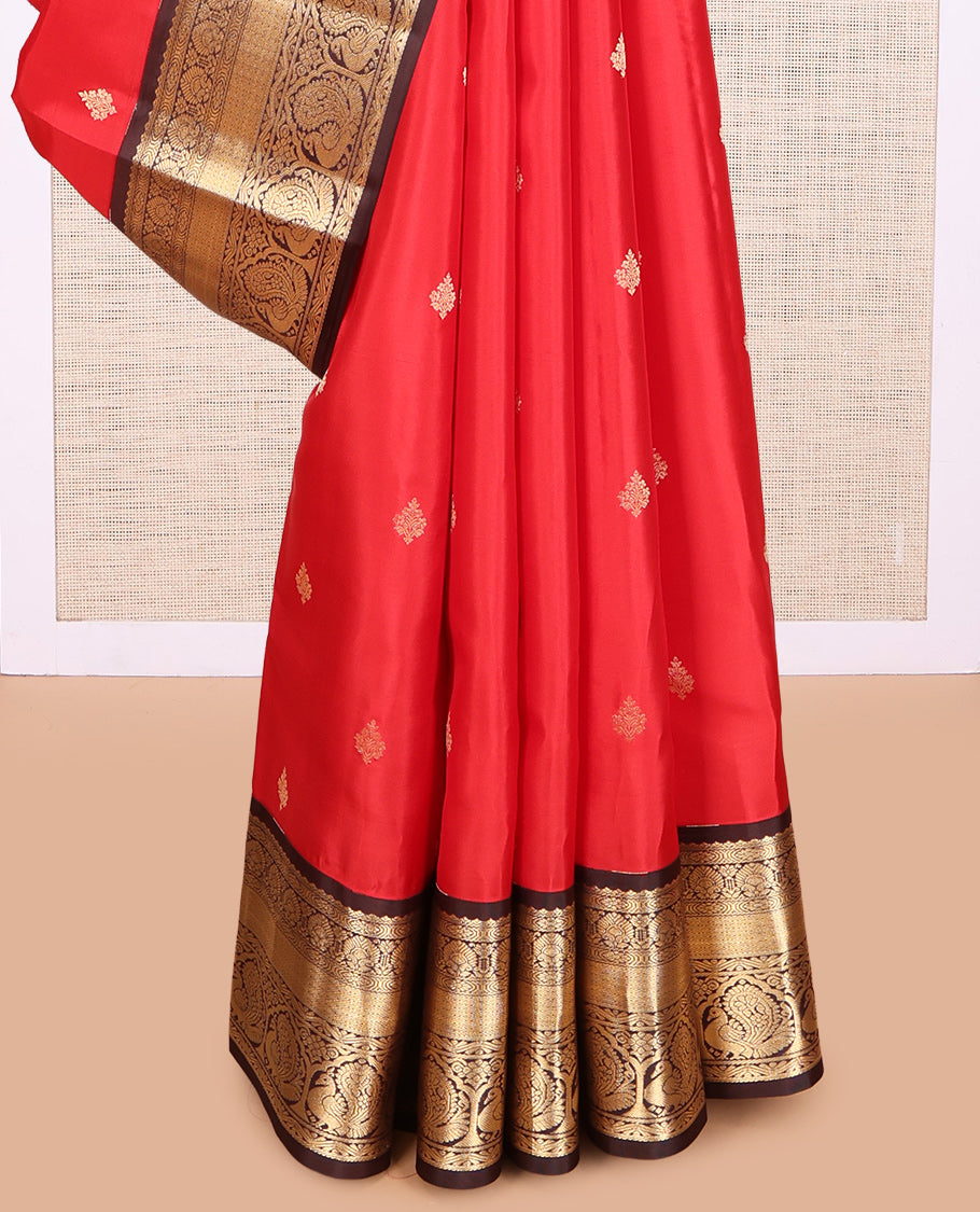 Red Kanchipuram Silk Saree