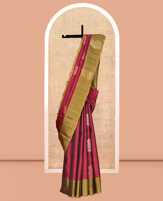 Red Mango Butta Mayuri Lite Silk Mix Saree