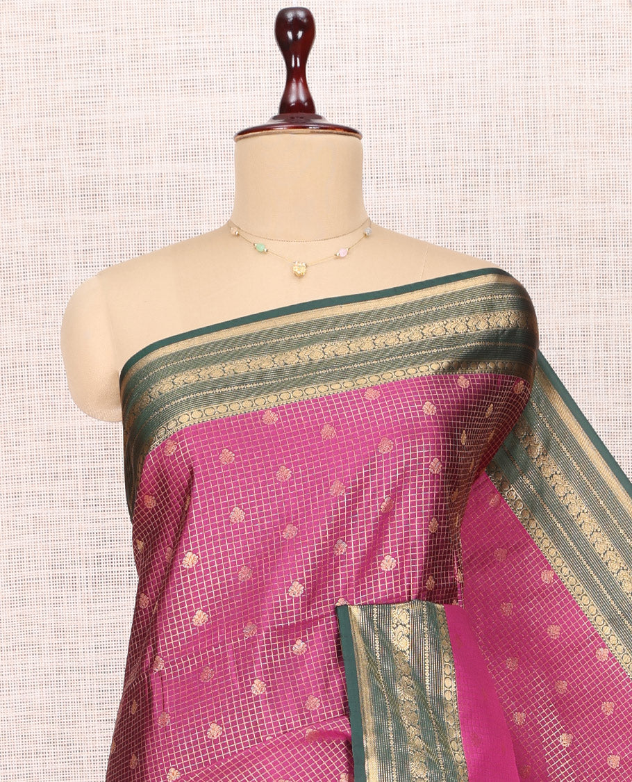 Purple Budget Silk Saree