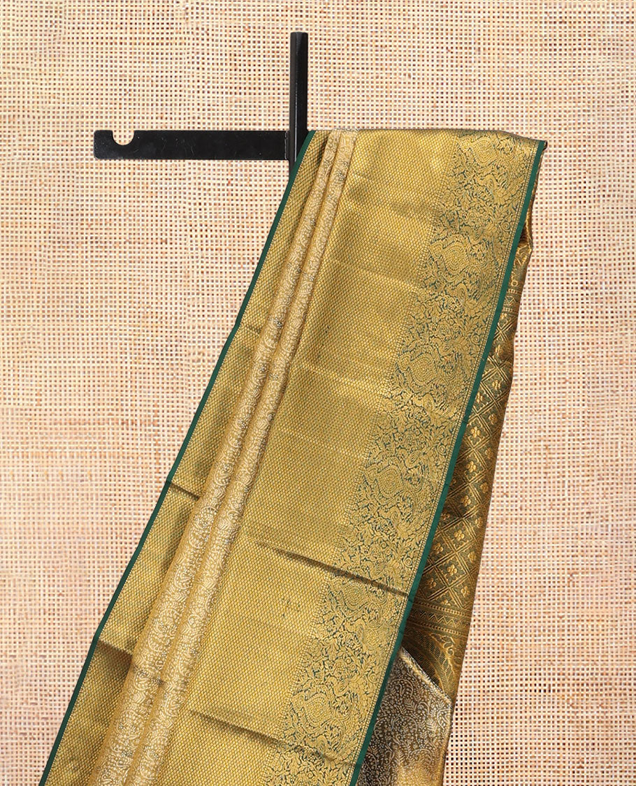 Green Kanchipuram Tissue Silk Saree