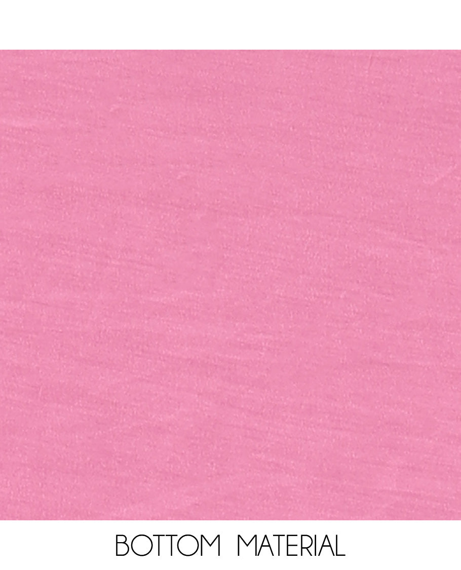 Peach Viscose Muslin Material Churidar Features Buttas Thread Woven Top, a Santoon Bottom, and Floral Jaal Dupatta
