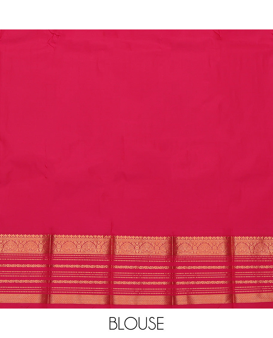Peacock Blue Budget Silk Saree