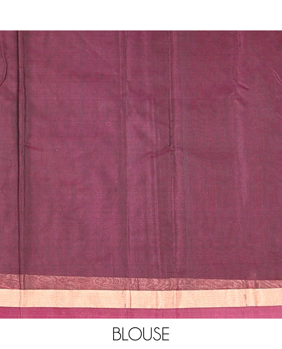 Mehendi Green Plain Silk Cotton Saree