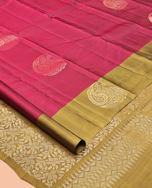 Red Mango Butta Mayuri Lite Silk Mix Saree