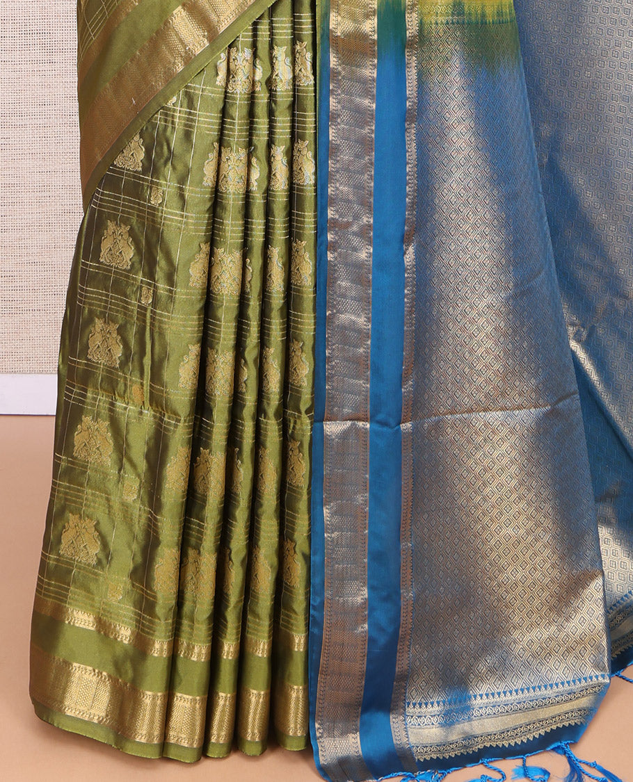 Green Budget Silk Saree