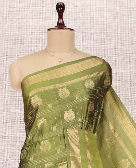 Green Budget Silk Saree