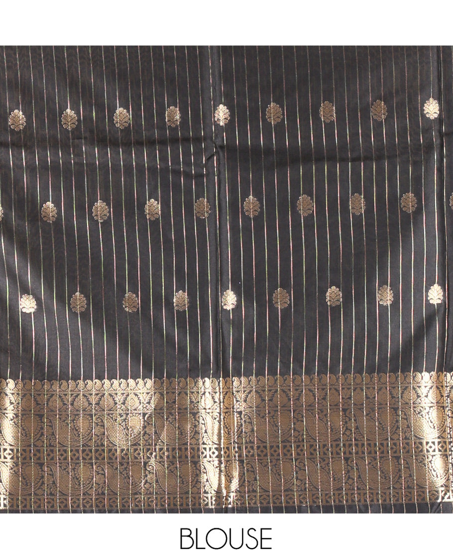 Green Semi-Kathan Silk Saree