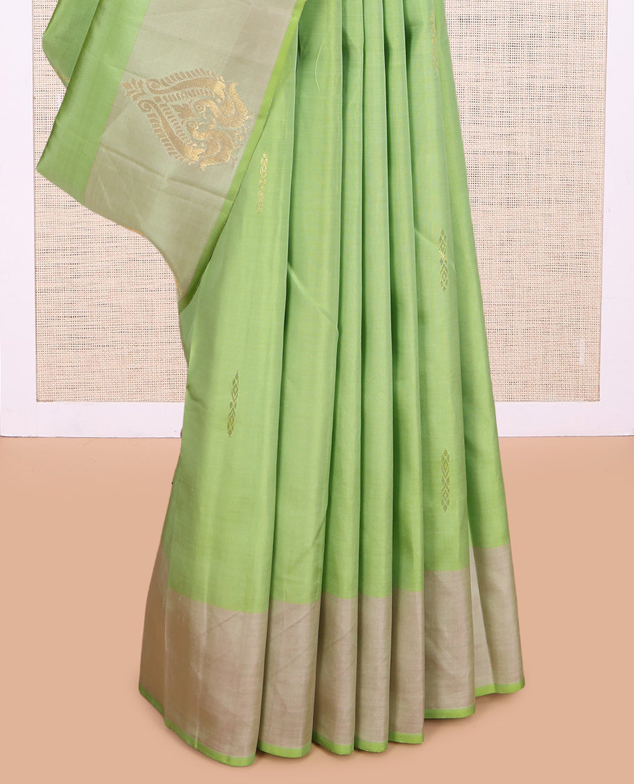 Green Kanchipuram Silk Saree