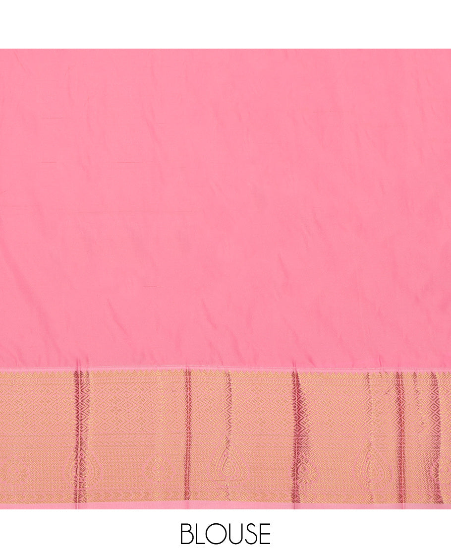 Orange Budget Silk Saree