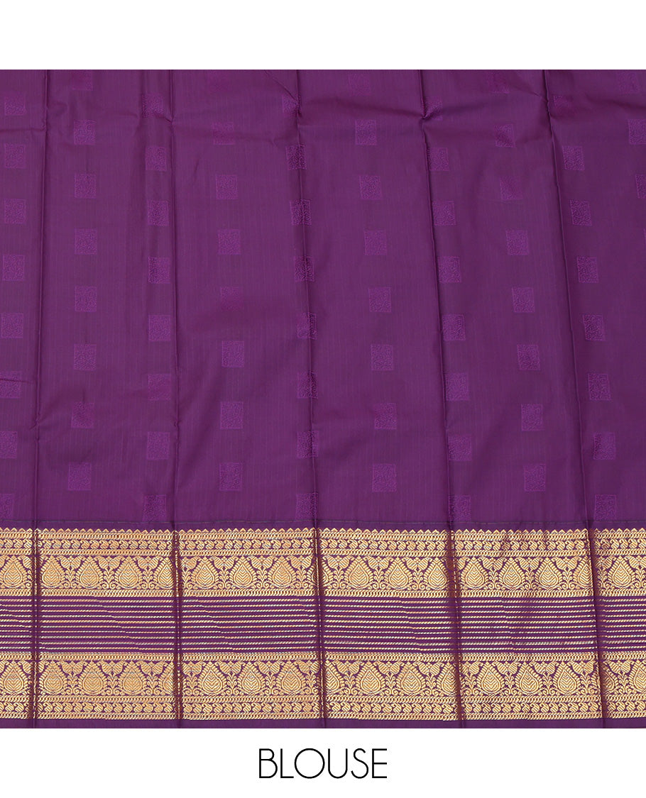 Red Elephant Zari Butta Budget Silk Saree