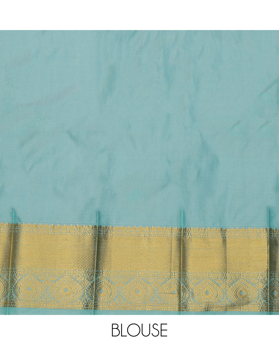 Pink Budget Silk Saree, Crafted with Zari Buttas, a Contrast Traditional Zari Border, Grand Pallu, and a Contrast Blouse