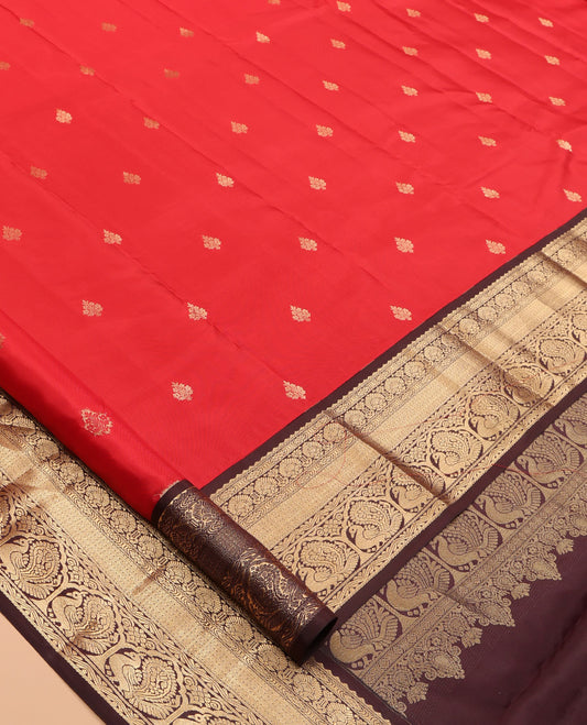 Red Kanchipuram Silk Saree
