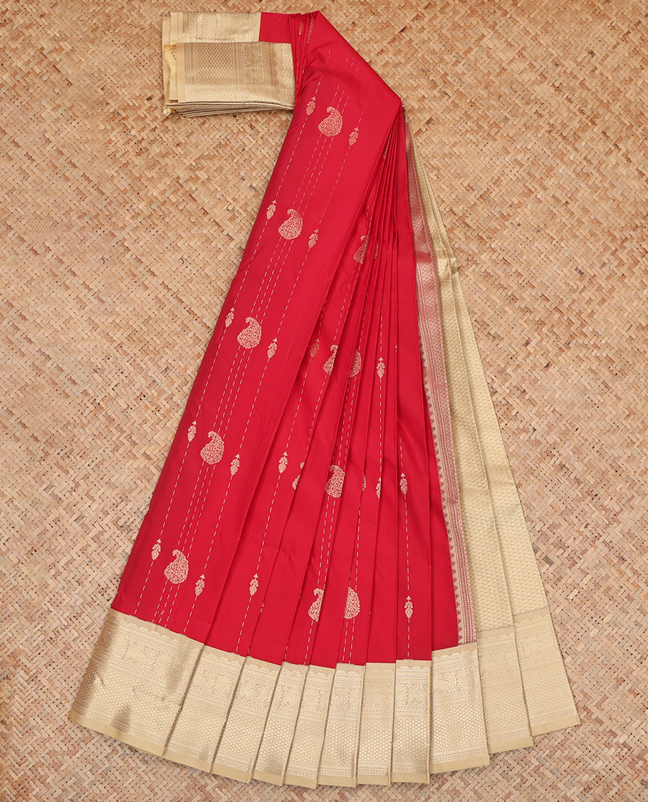 Red Budget Silk Saree