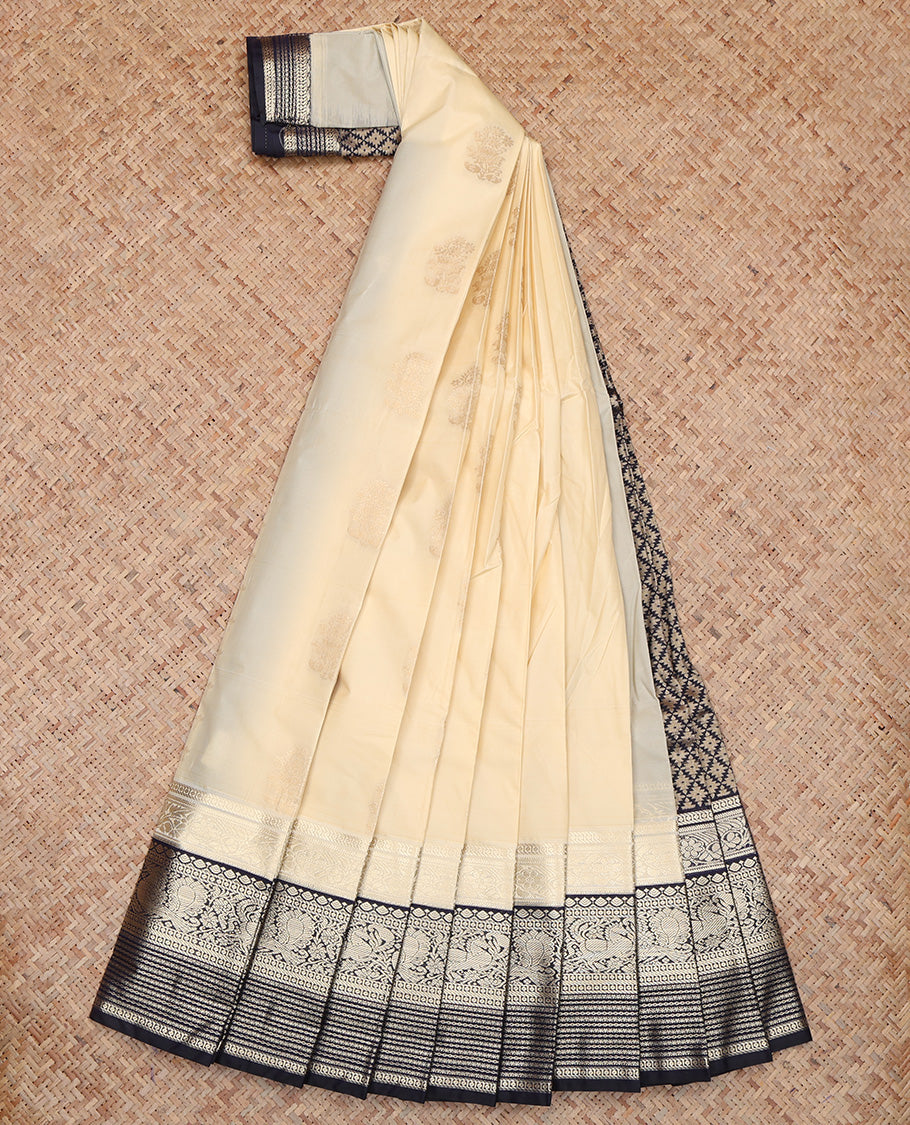 Sandal Thread Budget Silk Saree