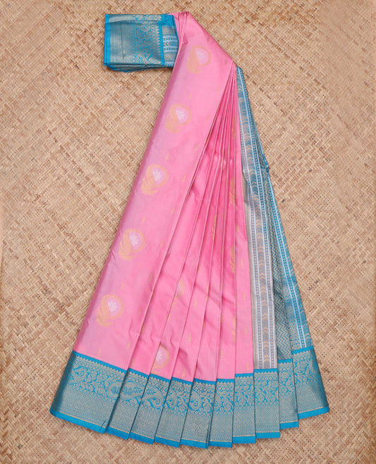 Pink Budget Silk Saree