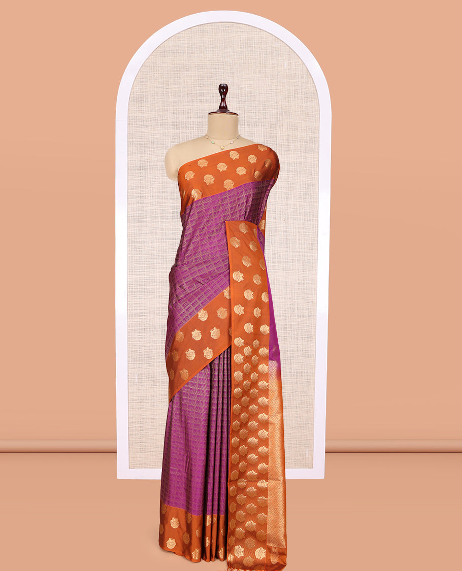 Purple Budget Silk Saree