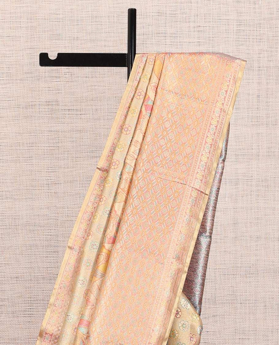 Gold Kanchipuram Tissue Bridal Silk Saree