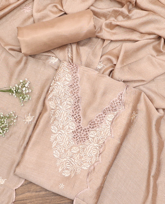 Light Sandal Material Chudidar Set