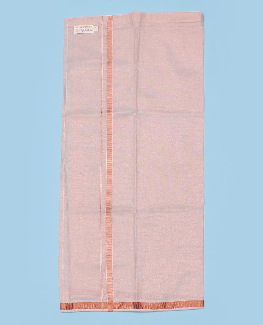 Copper cotton shirt with dhoti (ambitious boy)