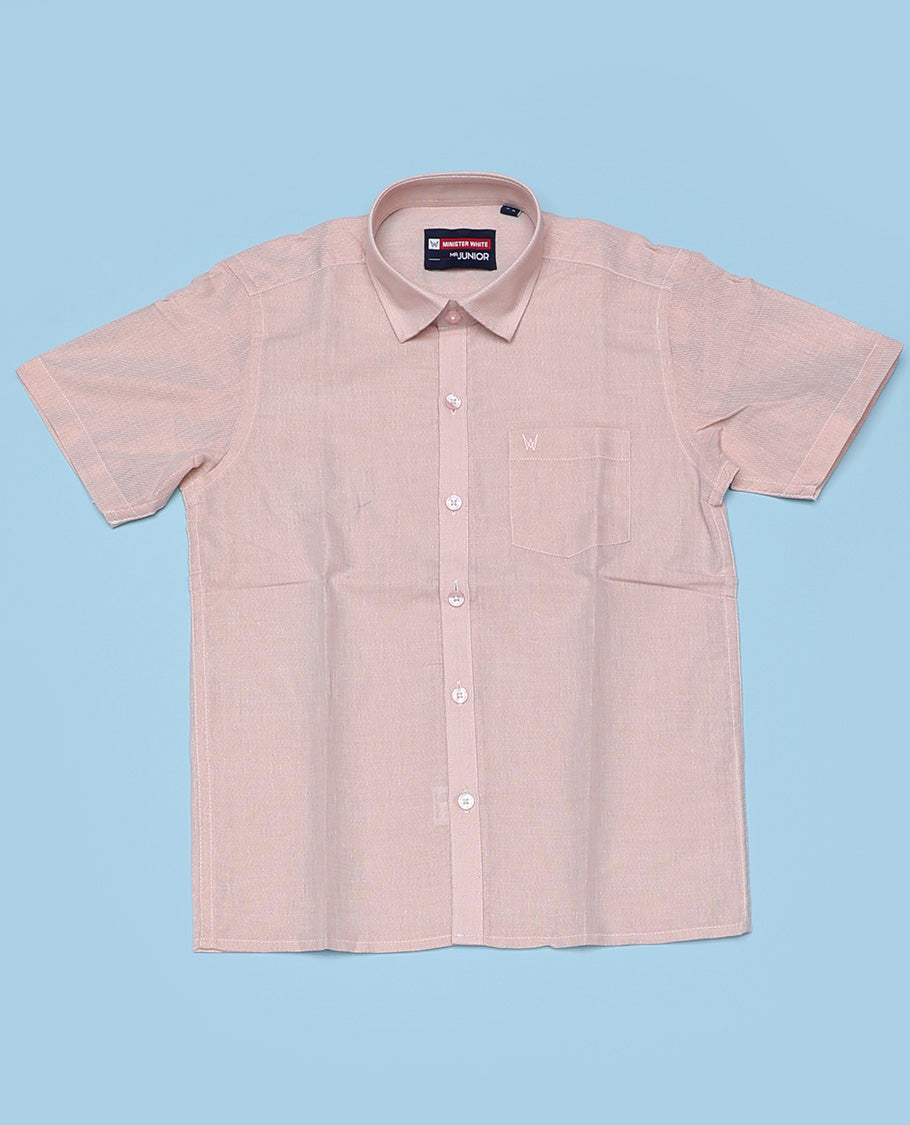 Copper cotton shirt with dhoti (ambitious boy)