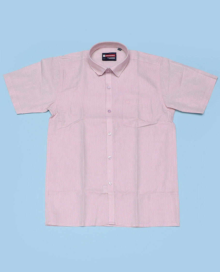 Rose cotton shirt with dhoti (ambitious boy)
