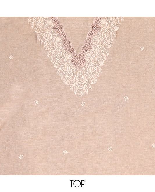 Light Sandal Material Chudidar Set
