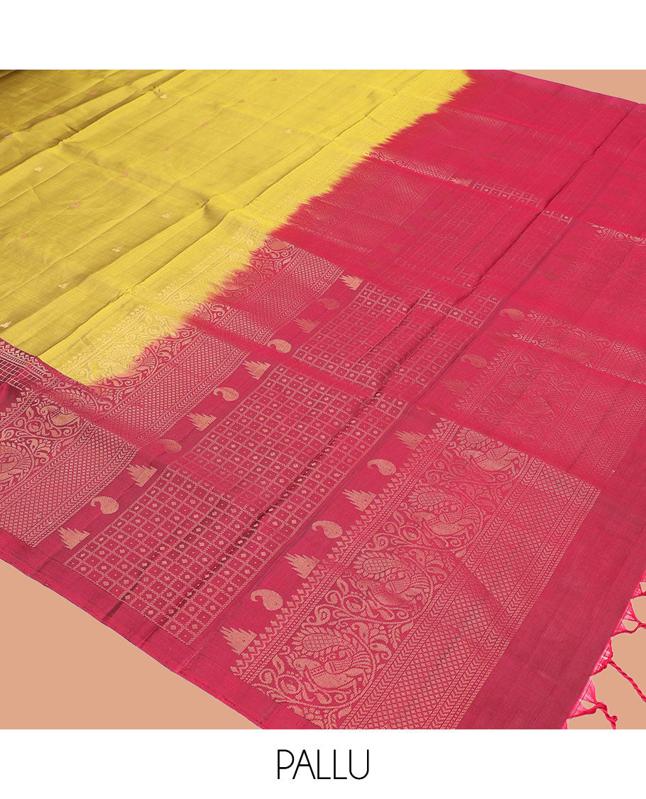 Green Mayuri Lite Silk Mix Saree