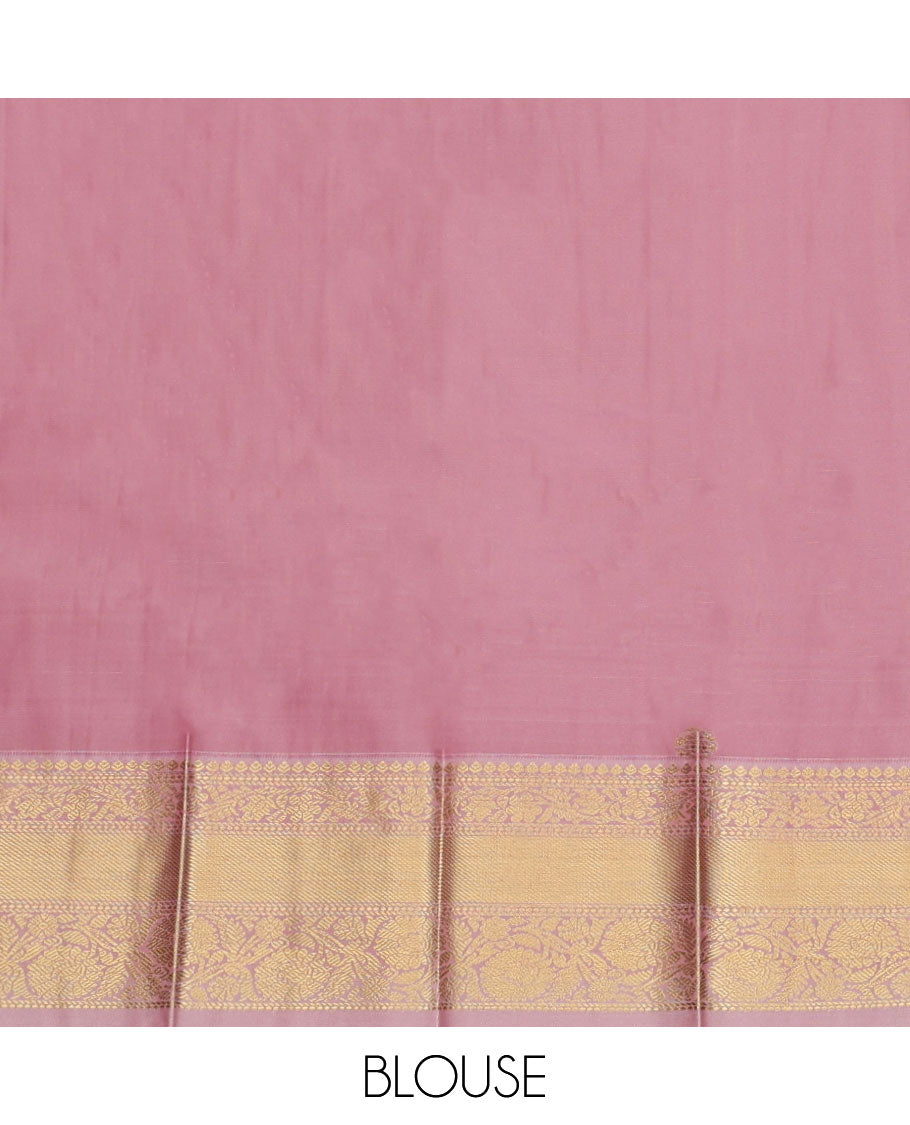 Yellow Budget Silk Saree, Finely Crafted with Zari Butta Enclosed Checks, Complemented by a Contrast Traditional Border, Intricate Pallu, and a Contrast Blouse