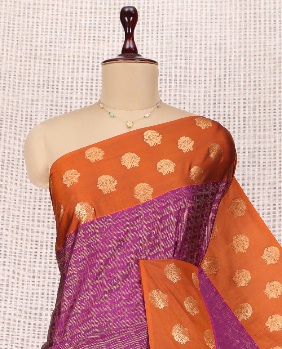 Purple Budget Silk Saree