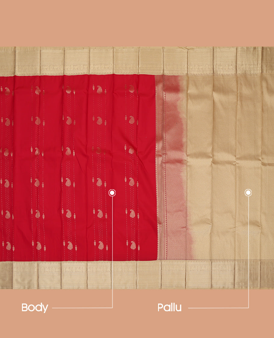 Red Budget Silk Saree