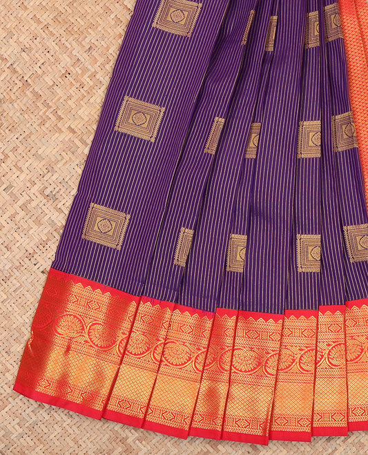 Violet Budget Silk Saree